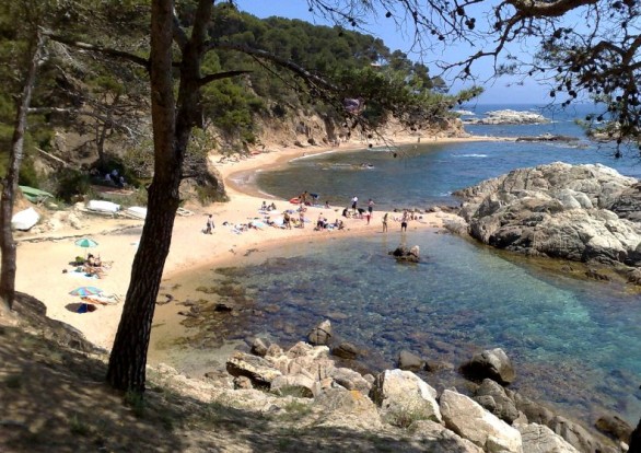 Cala Estreta beach