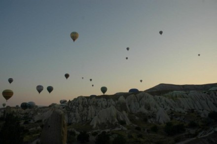 hot air balloon in Cappadocia