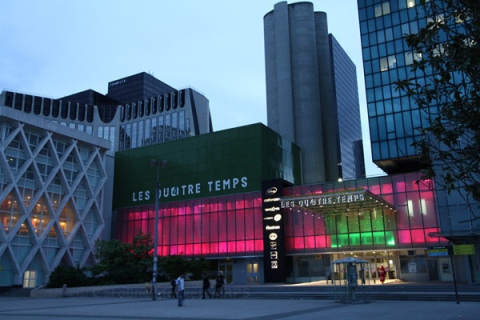 Les Quatre Temps Shopping Mall In La Defense In Paris The